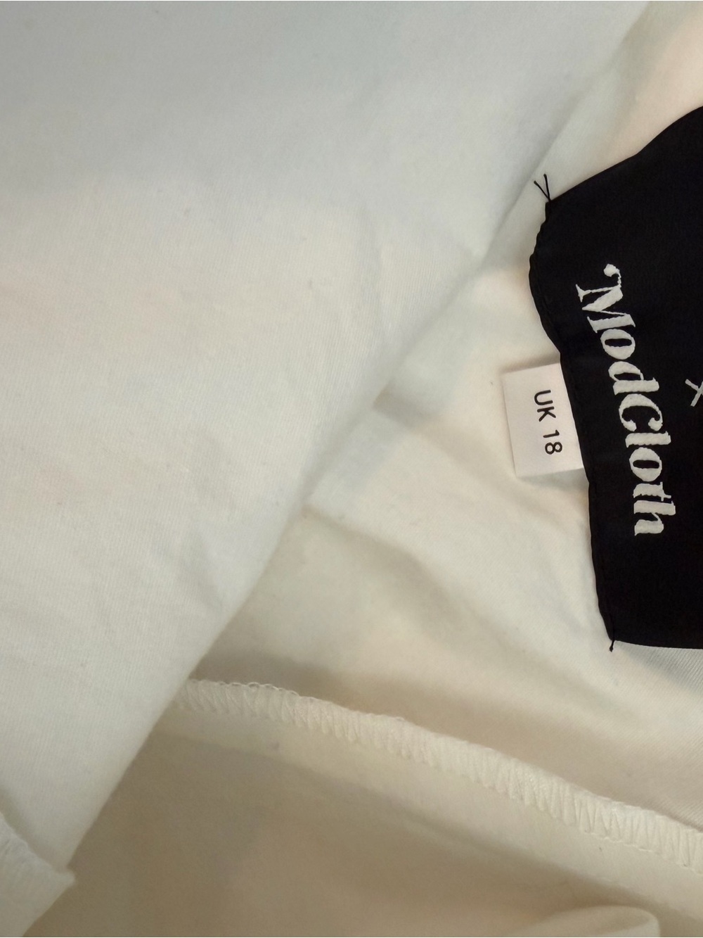 Modcloth Cream Sailor Collar Cap Sleeve Blouse - Picture 3 of 3